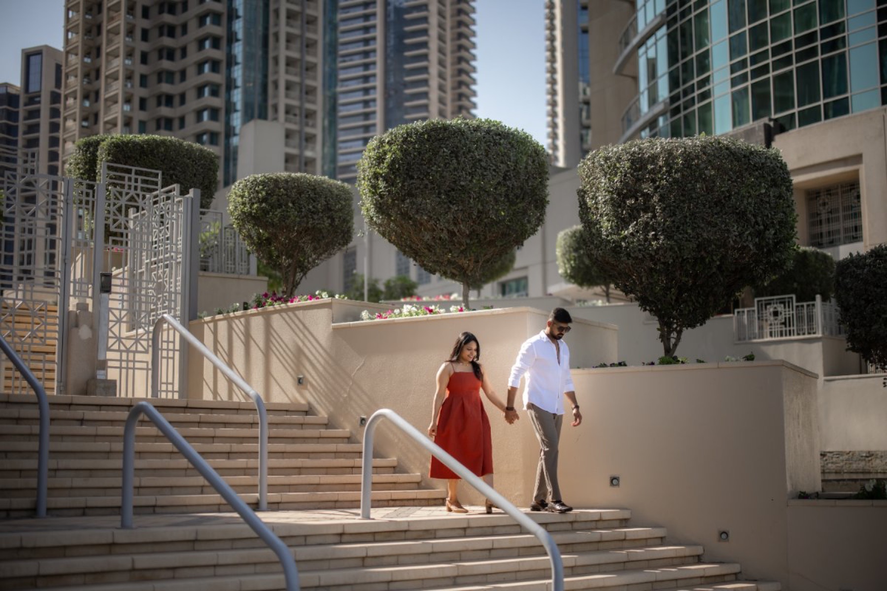 Pre-wedding shoot banner in the UAE